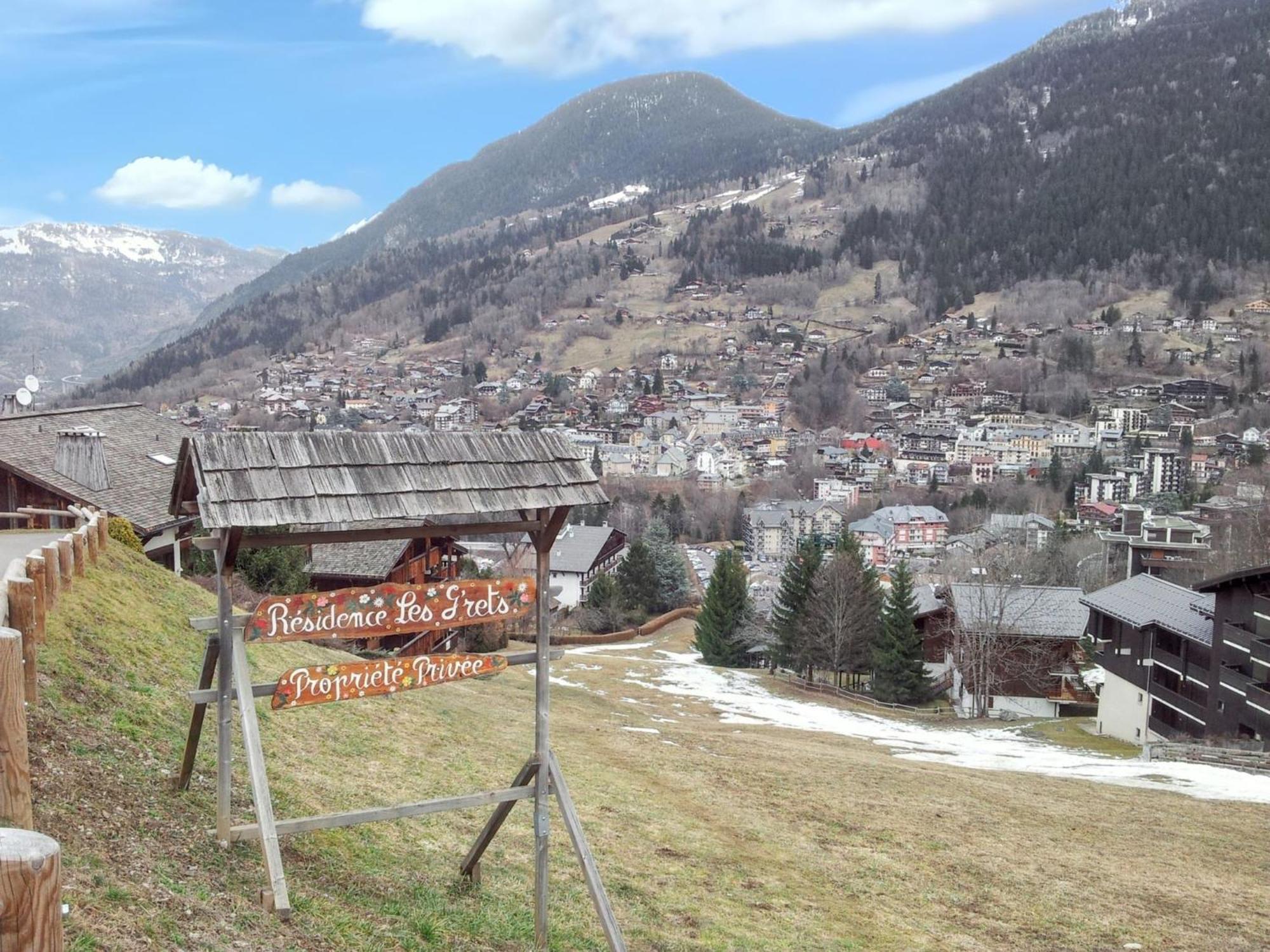 Appartement Agreable A Saint Gervais Les Bains 30 M² Piscine Partagee Buitenkant foto